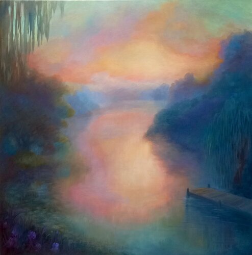 Tranquillité van Lee Campbell, Schilderij te koop op Singulart