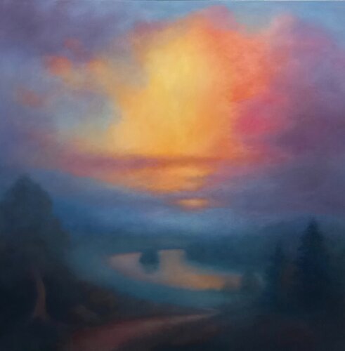 Tamise Brumeuse van Lee Campbell, Schilderij te koop op Singulart