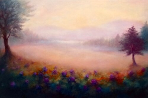 Fleurs d' Écosse van Lee Campbell, Schilderij te koop op Singulart