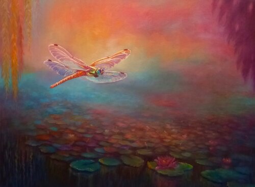 The Emissary van Lee Campbell, Schilderij te koop op Singulart