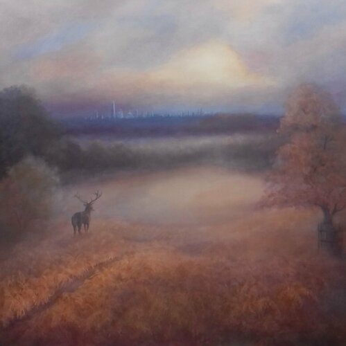 Richmond Park - London View di Lee Campbell, Pittura in vendita su Singulart