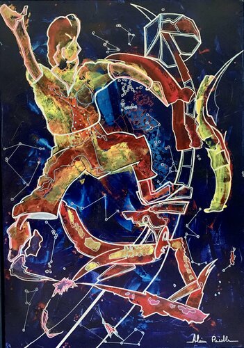 Enfant intérieur di Alain Bulle, Pittura in vendita su Singulart