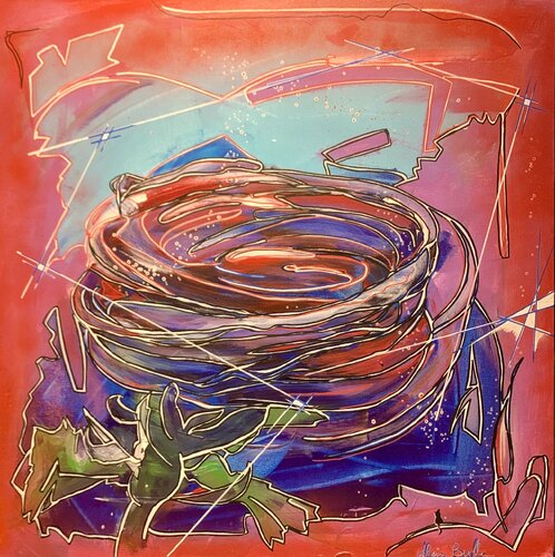 ROSE van Alain Bulle, Schilderij te koop op Singulart