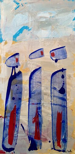 TRIO 1 by Alain Bulle, 회화 for Sale on Singulart