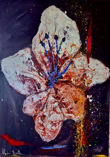 Fleur di Alain Bulle, Pittura in vendita su Singulart