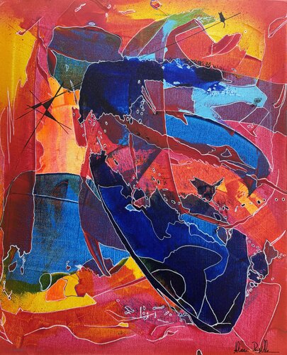 Le gardien von Alain Bulle, Malerei kaufen auf Singulart