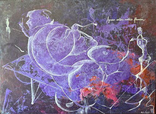 Le feu de mes amours anciennes de Alain Bulle, Pintura a la venta en Singulart