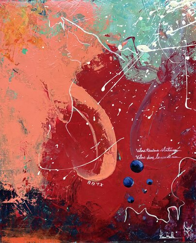 Volons terriens by Alain Bulle, Painting for Sale on Singulart