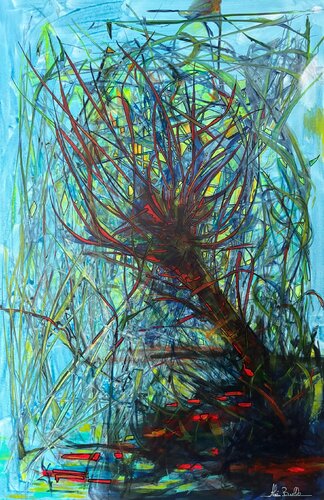 Saule du marécage di Alain Bulle, Pittura in vendita su Singulart
