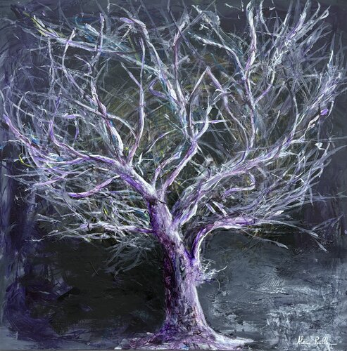 La force de l'arbre van Alain Bulle, Schilderij te koop op Singulart