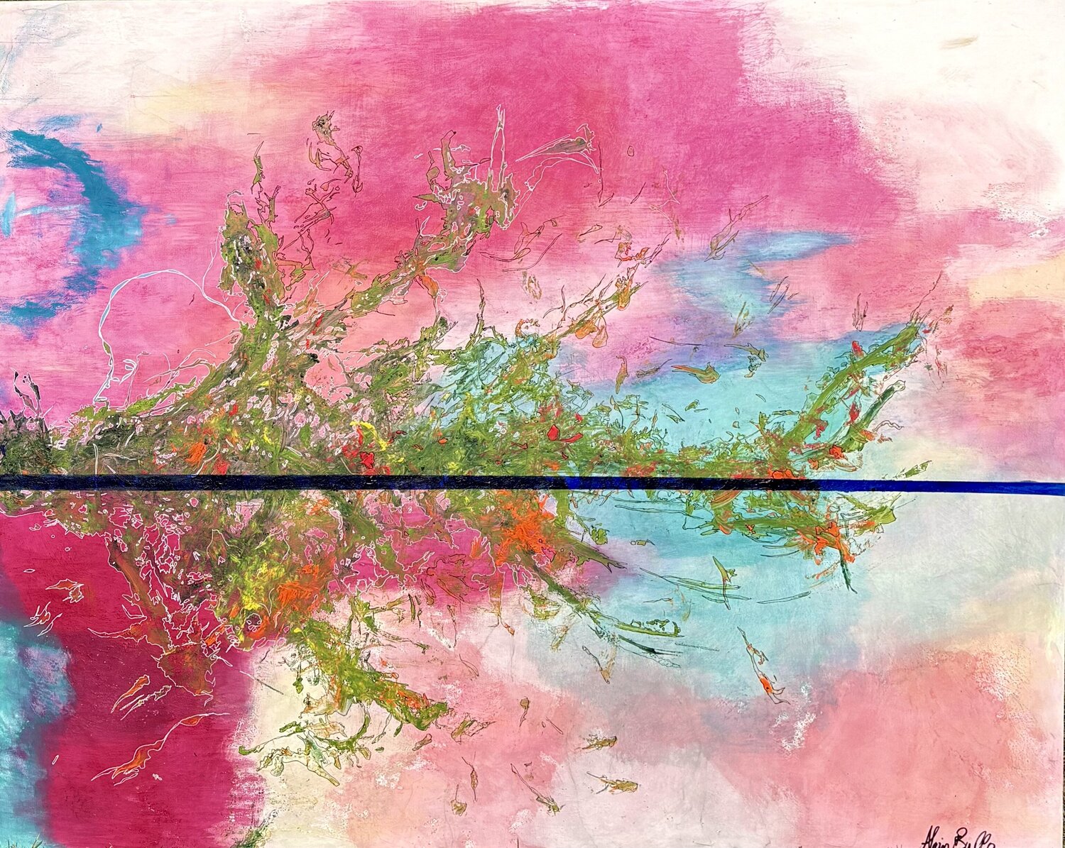 Reflets Alain Bulle Pintura original en venta