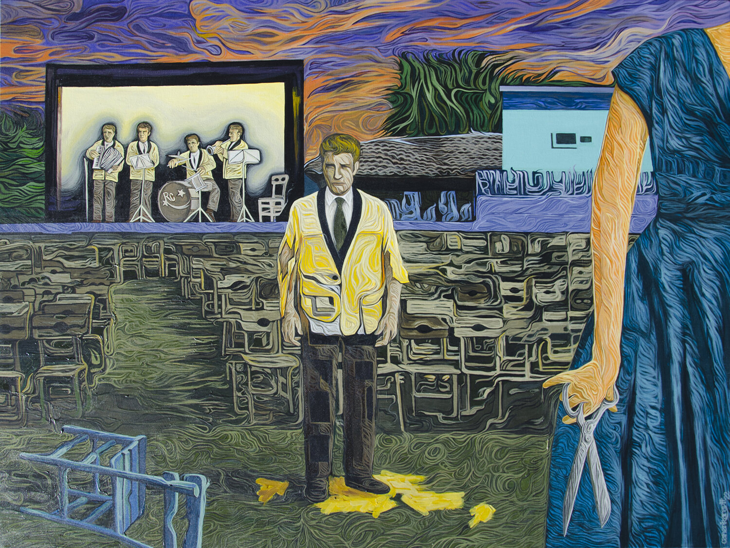The Yellow Jacket and Blunt Scissors Caner Karavit
