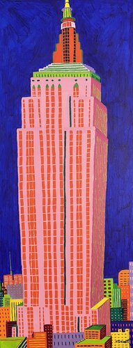 Empire State Building van Sue Graef, Schilderij te koop op Singulart