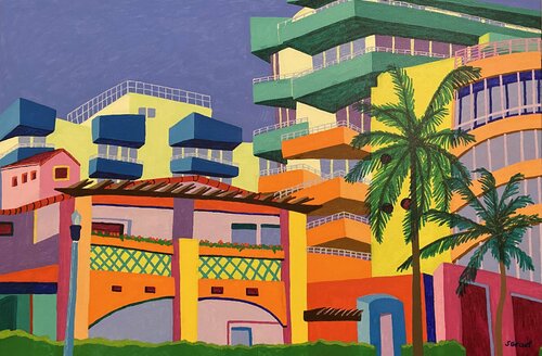 Ocean Drive von Sue Graef, Malerei kaufen auf Singulart