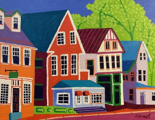 North Conway by Sue Graef, Painting for Sale on Singulart