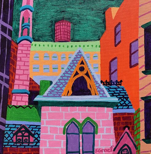 Side Street von Sue Graef, Malerei kaufen auf Singulart