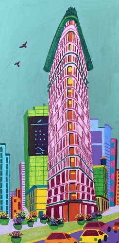 Flatiron Two von Sue Graef, Malerei kaufen auf Singulart