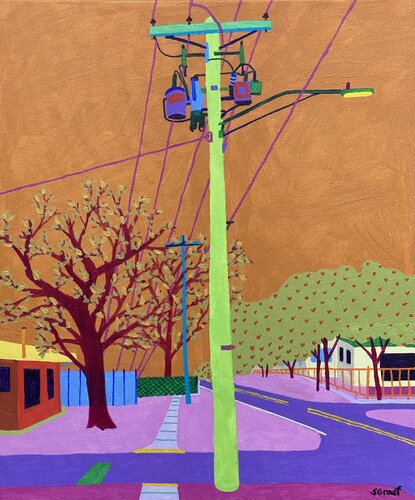 Wires von Sue Graef, Malerei kaufen auf Singulart