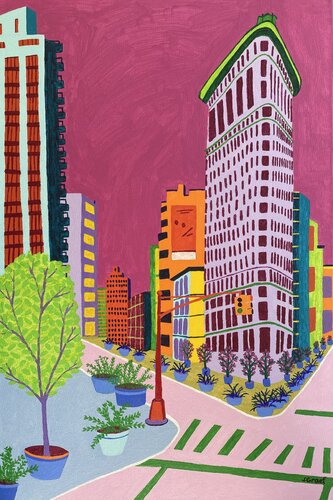 Flatiron Three di Sue Graef, Pittura in vendita su Singulart