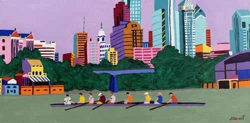 Rowers von Sue Graef, Malerei kaufen auf Singulart