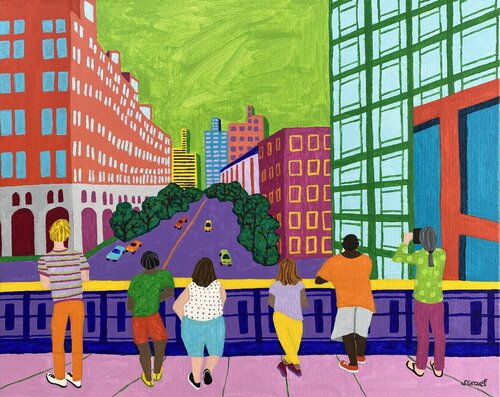 High Line Two von Sue Graef, Malerei kaufen auf Singulart