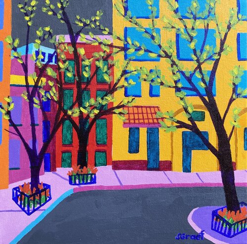 West Village von Sue Graef, Malerei kaufen auf Singulart