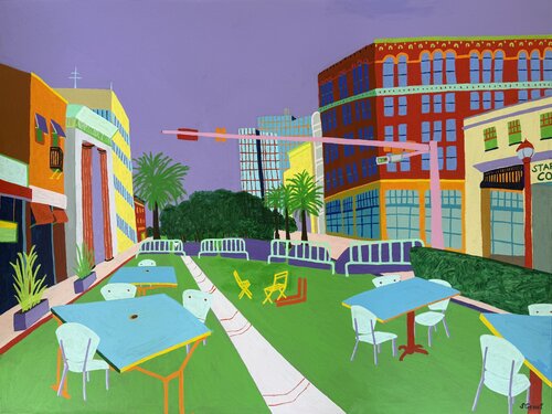 Downtown Clearwater von Sue Graef, Malerei kaufen auf Singulart