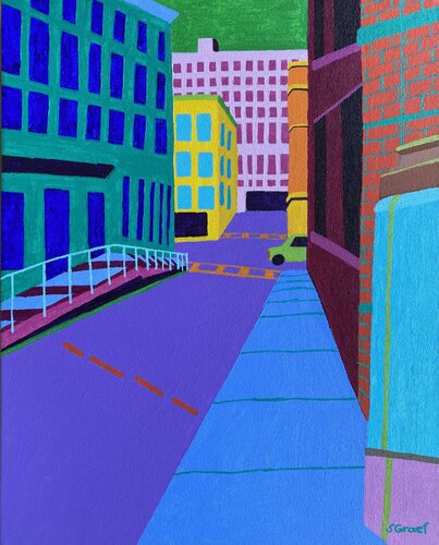 Alley di Sue Graef, Pittura in vendita su Singulart
