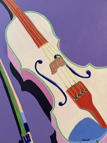 Violin von Sue Graef, Malerei kaufen auf Singulart