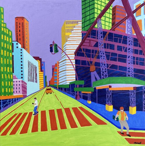 47th and Madison di Sue Graef, Pittura in vendita su Singulart