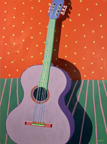 Guitar von Sue Graef, Malerei kaufen auf Singulart