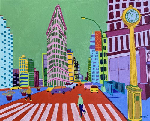 Flatiron District von Sue Graef, Malerei kaufen auf Singulart