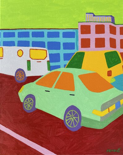 Ramp Traffic par Sue Graef, Peinture en vente sur Singulart