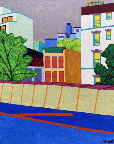 On the Ramp van Sue Graef, Schilderij te koop op Singulart