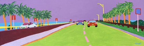 Causeway from Tampa van Sue Graef, Schilderij te koop op Singulart