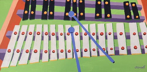 Xylophone di Sue Graef, Pittura in vendita su Singulart