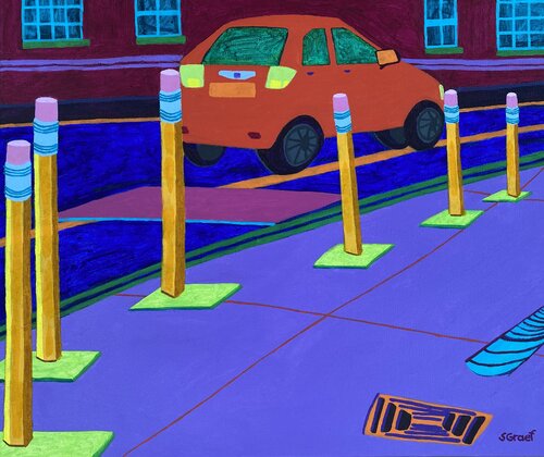 Dublin Humor by Sue Graef, Painting for Sale on Singulart