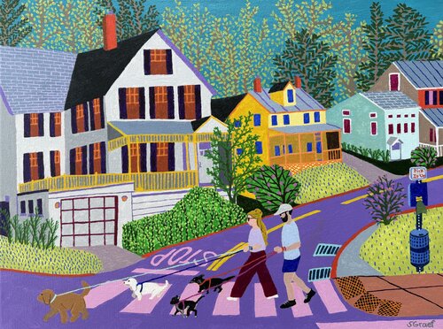 Family Walk by Sue Graef, 絵画 for Sale on Singulart