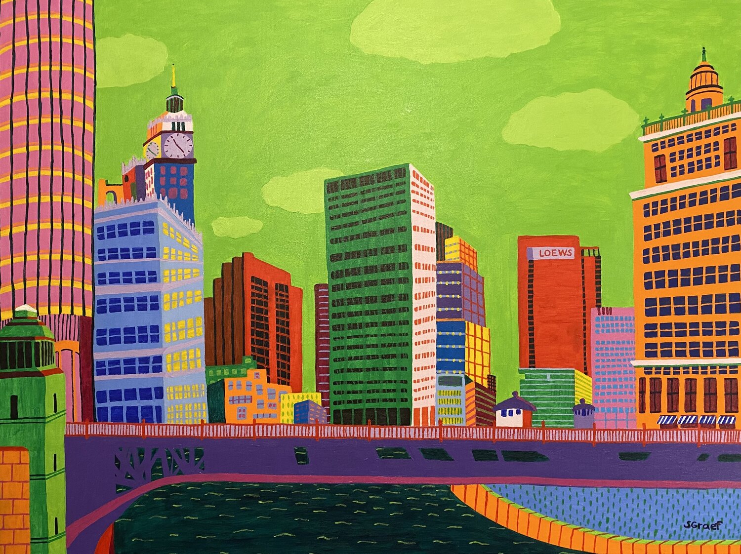 Chicago Skyline Sue Graef