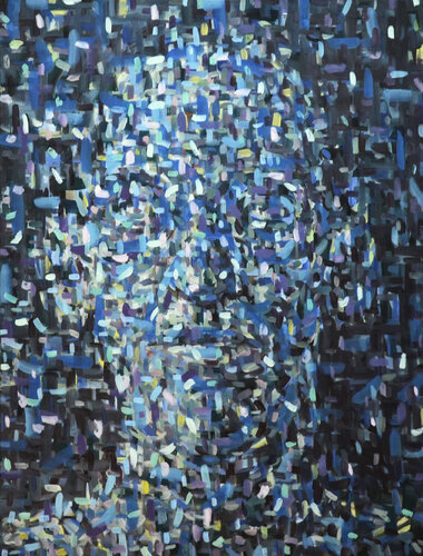 Head blue small di Ilona Ottenbreit, Pittura in vendita su Singulart