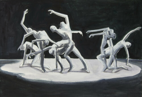 Tanz im Monschein II di Ilona Ottenbreit, Opera su carta in vendita su Singulart