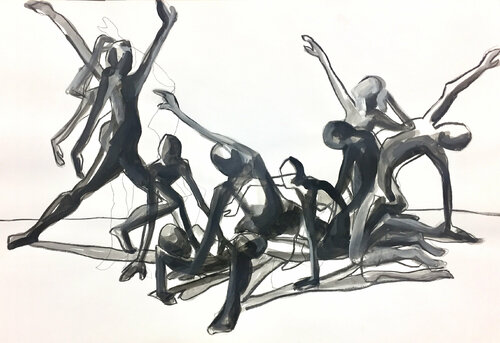 Tanz Ashley 10_ 2012 von Ilona Ottenbreit, Zeichnungen kaufen auf Singulart