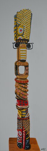 Peinture de sculpture N° 3 by Patrick Blanchandin, Painting for Sale on Singulart