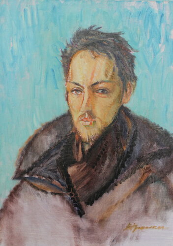 Gleb di Vladimir Drozhalkin, Pittura in vendita su Singulart