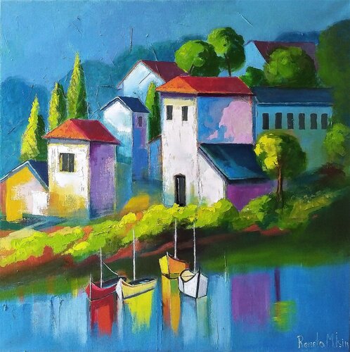 " Somewhere in Italy " von Reneta Isin, Malerei kaufen auf Singulart