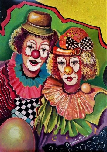 " Carnival " II van Reneta Isin, Schilderij te koop op Singulart