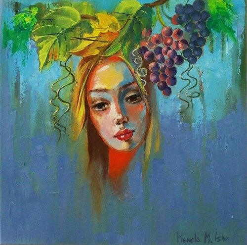 " Forest Nymph " di Reneta Isin, Pittura in vendita su Singulart