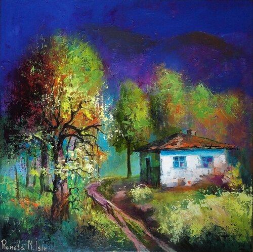" Village house " IV von Reneta Isin, Malerei kaufen auf Singulart