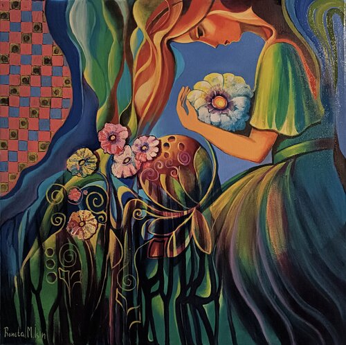 " Forest Nymph " van Reneta Isin, Schilderij te koop op Singulart