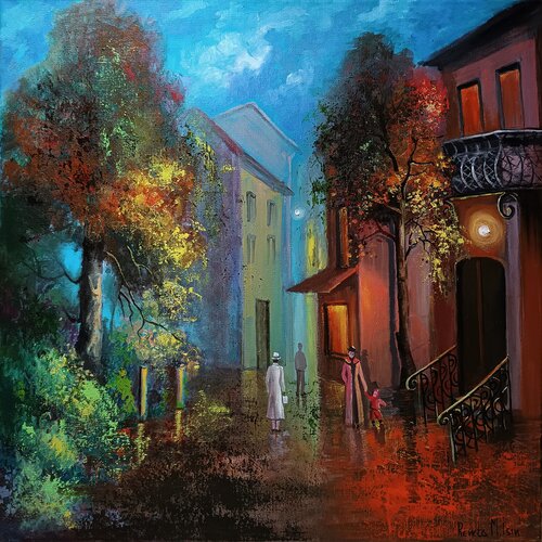 " Florence " -  Old Town by Reneta Isin, Painting for Sale on Singulart